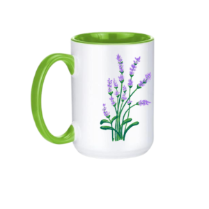 “Faith That Holds Fast” Lavender Mug