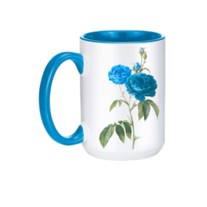 “Trust Beyond Sight” Blue Rose Mug